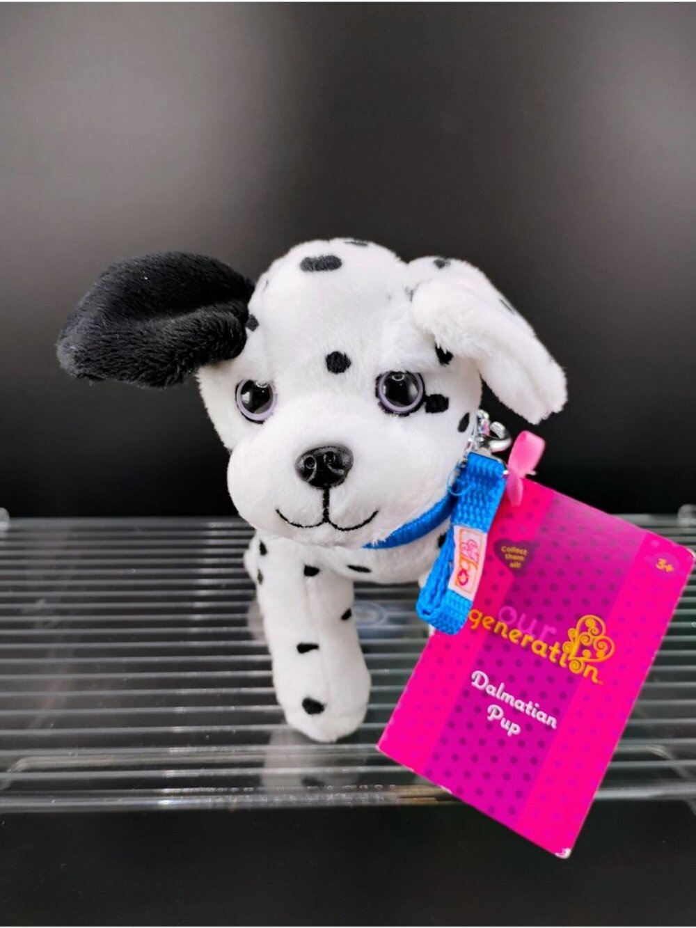 Our Generation Dalmatian Pup Plush Toy With Leash & Collar